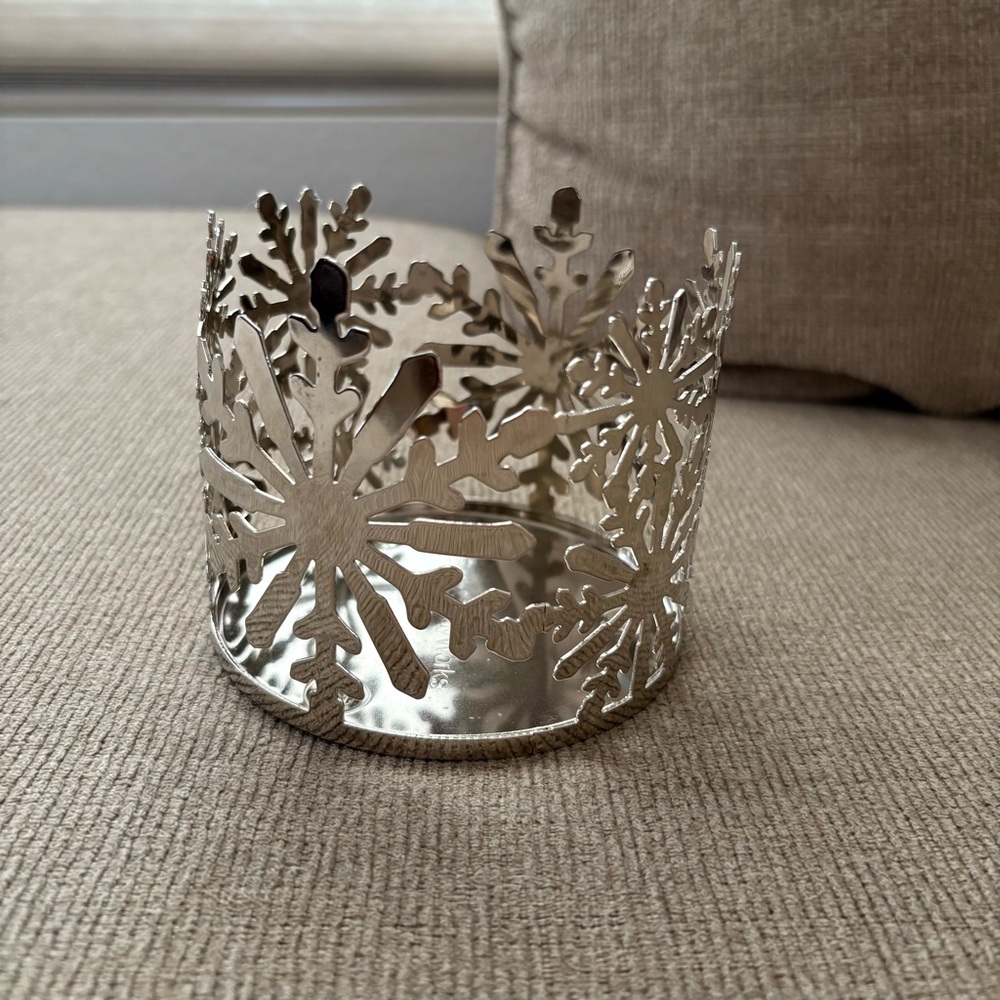Bath & Body Works Snowflake Candle Holder